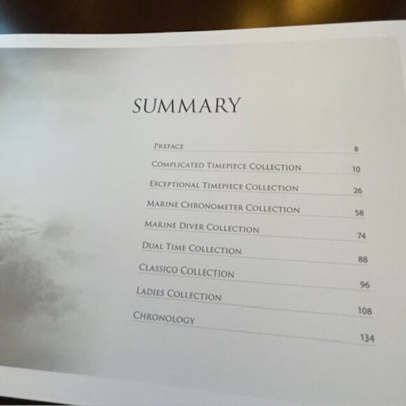 Tudor & Ulysse Nardin Designer Luxury  Watch Catalogs - Picture 7 of 8